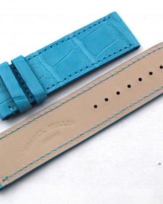 Cinturino Franck Muller Alligatore Azzurro 22mm