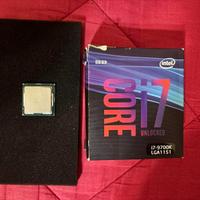 CPU Intel Core i7 9700k