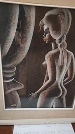 quadro soggetto donna nuda 