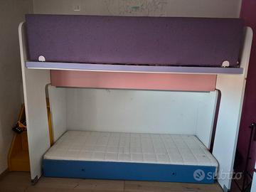 Letto a castello scorrevole