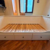 LETTO DIVANO APRIBILE CON 3 CASSETTI