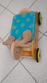 Leprotto cavalcabile per bambini