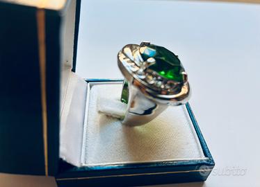 Anello Grande Pietra Verde