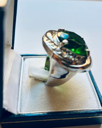 Anello Grande Pietra Verde