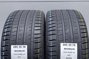 2 GOMME 265 35 18 MICHELIN NUOVE RIF3511