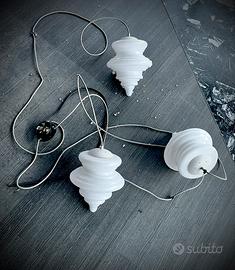 Lampadario sospensione design a tre luci