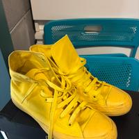 Converse tela gialle