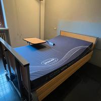 Letto ospedaliero 120 cm + Materasso Antidecubito