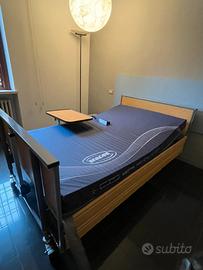Letto ospedaliero 120 cm + Materasso Antidecubito