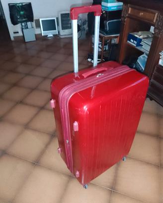 trolley grande rigido  80x50x30 cm rosso