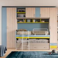 CAMERETTA CON ARMADIO A PONTE +LETTI INCLUSI