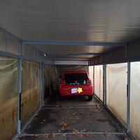 tettoia auto rimessa