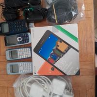 Set materiali telefonia vintage NOKIA SAMSUNG APPL