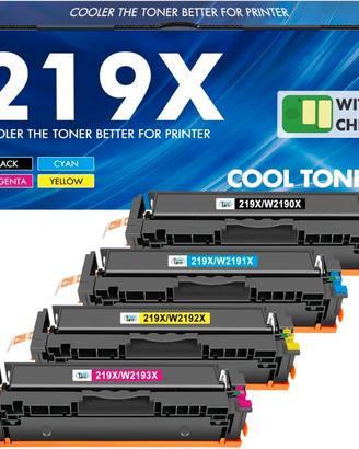 Toner per HP 219X W2190X con CHIP resa 3200 pagine