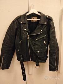 giubbotto chiodo vintage marca A.M.I  London tg 50