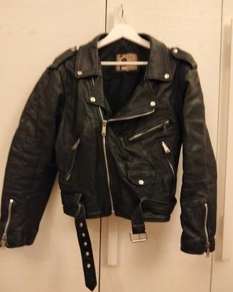 giubbotto chiodo vintage marca A.M.I  London tg 50