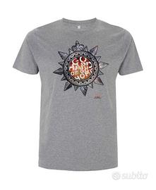 T-shirt S M L XL nuova 100% cotone bio palestra