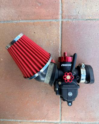 Carburatore nibbi con filtro a cono completo