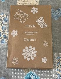 Lenzuolo sotto singolo Thun e federe Thun