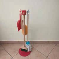 Gioco in legno Set di pulizie