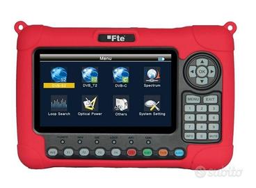 Misuratore di Campo DVB-T/T2 -S/S2-C-Fibra Ottica