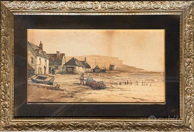 Richard Henry Nibbs pittore quadro antico