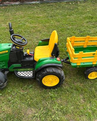Trattore a batteria peg perego john deere