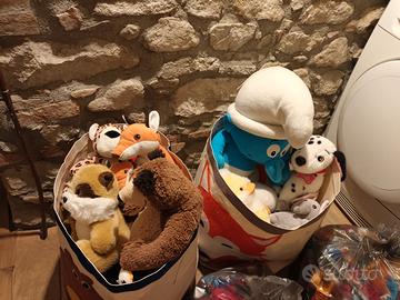 Cestoni porta giochi marca sprouts con animali 