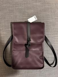 Zaino Rains backpack mini color vinaccia