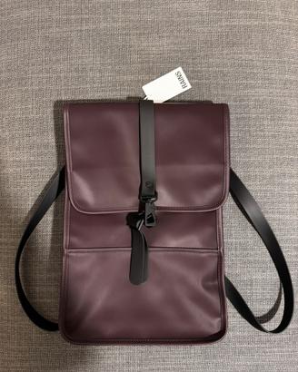 Zaino Rains backpack mini color vinaccia