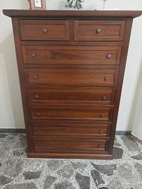 settimino legno 7 cassetti 