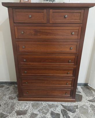 settimino legno 7 cassetti 