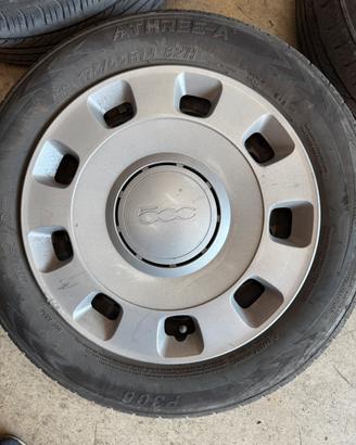 Ruote in ferro fiat 500