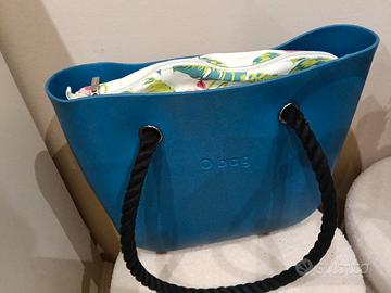 borsa obag standard, colore bluette 