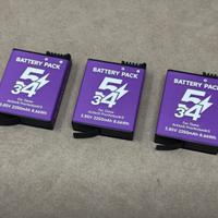 3 Batterie ricaricabili da 2250mAh per DJI Osmo