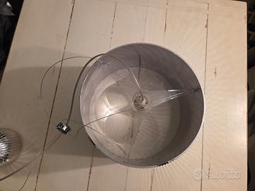 Lampadario sospeso Kartell modello GE argento crom