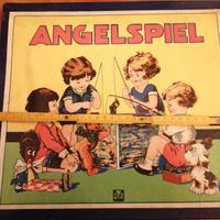 Vintage gioco di pesca internazionale