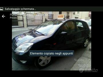 RICAMBI ford fiesta 1.2 benz 16V 03
