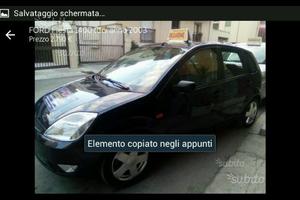 RICAMBI ford fiesta 1.2 benz 16V 03