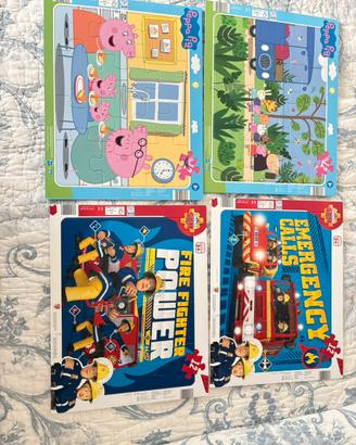 Puzzle vari cartoni animati