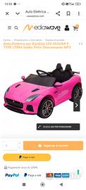 macchina elettrica due posti  jaguar