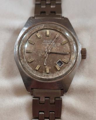 ZENITH DEFY AUTOMATIC ANNI 70 CORONA A VITE LOGATA