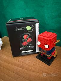 bouquet rose in lego nuovo