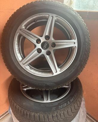 Cerchi Audi con gimme invernali da 16