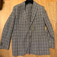 Boglioli blazer uomo 52 check blu giacca