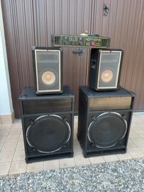 Casse subwoofer e amplificatore