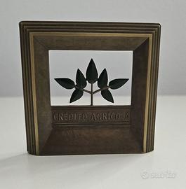 TARGA IN BRONZO NUMERATA CAIXA DE ALCOBACA