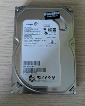 Hard Disk Seagate 500GB  Barracuda ST500DM002