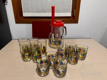 Set brocca e bicchieri vintage by Avir