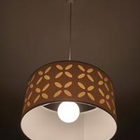 Lampadario tessile